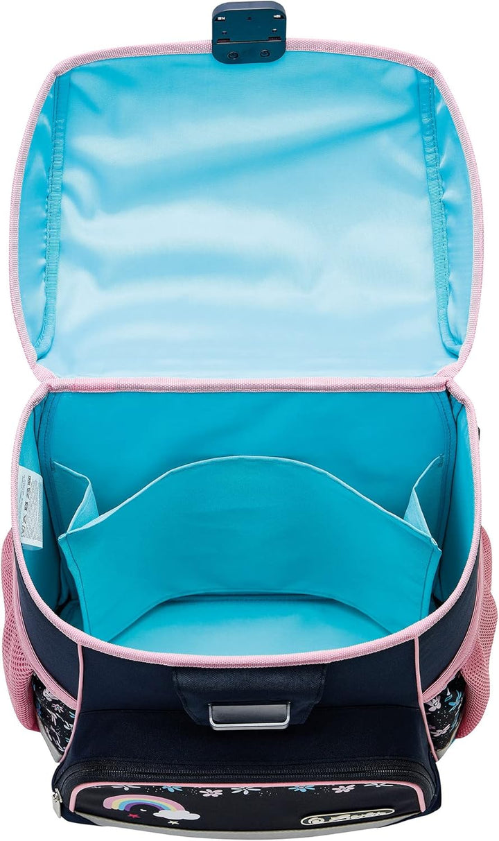 herlitz 50037377 Schulranzen Loop Plus, Unicorn, 1 Stück