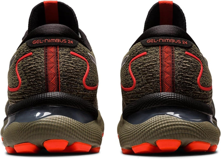 ASICS Herren Gel-Nimbus 21Laufschuhe 46 EU Oliv Rot, 46 EU Oliv Rot