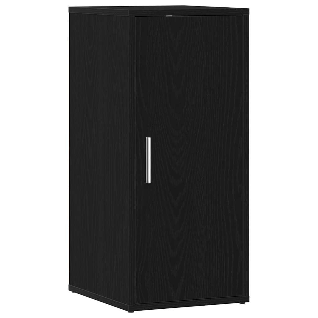 vidaXL Schuhschrank Schwarz Eichen-Optik 32x35x70 cm Holzwerkstoff, Schuhregal, Schuhablage, Schrank