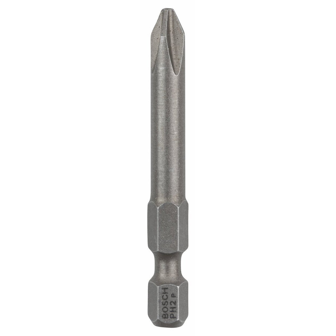 Bosch Professional Bit Extra Hard Kreuzschlitz (25 Stück, PH 2, Länge: 49 mm, Zubehör zum Schrauben)