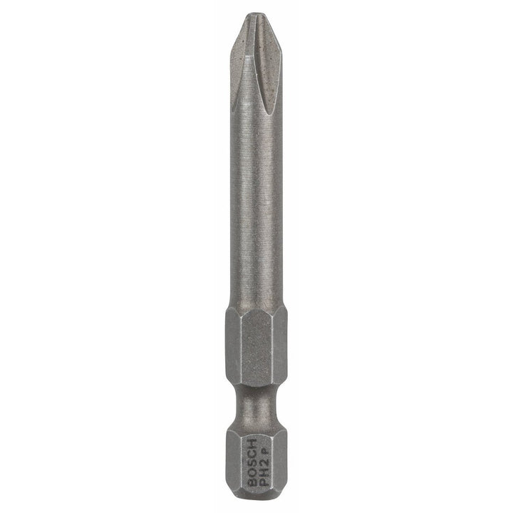 Bosch Professional Bit Extra Hard Kreuzschlitz (25 Stück, PH 2, Länge: 49 mm, Zubehör zum Schrauben)