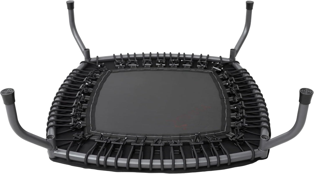 Sunny Eckiges Fitness-Trampolin mit Bungee-Federung, 91/102 cm | Trampolin ohne Metallfedern, Einzel
