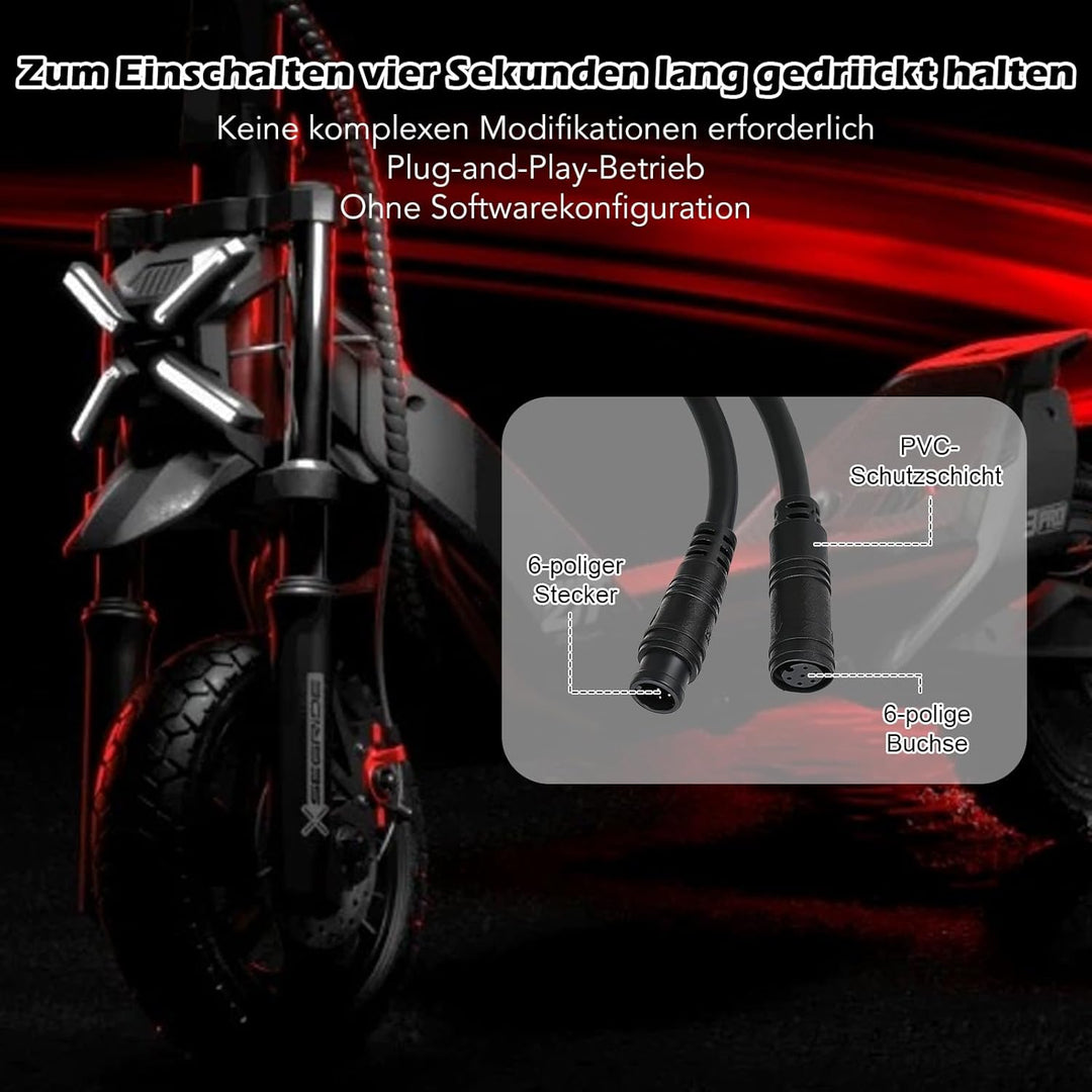 40-45 Km/h Tuning Chip für Segway Ninebot G3 Max, Tuning für Max G3 E | E-Scooter Anschlusskabel Zub