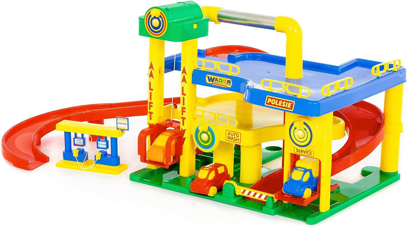 Wader Quality Toys Garage Nr. 1 mit Autos