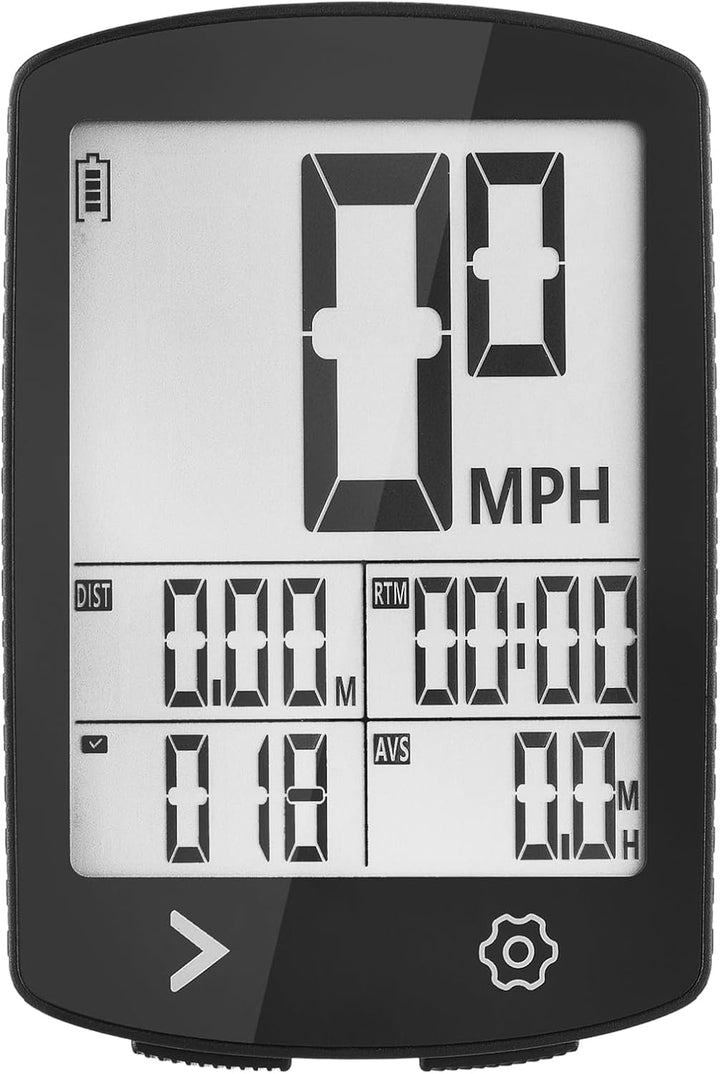 Fahrradcomputer Kabellos, Multifunktional Fahrradtacho Kilometerzähler mit 3,0 Zoll HD LCD Bildschir