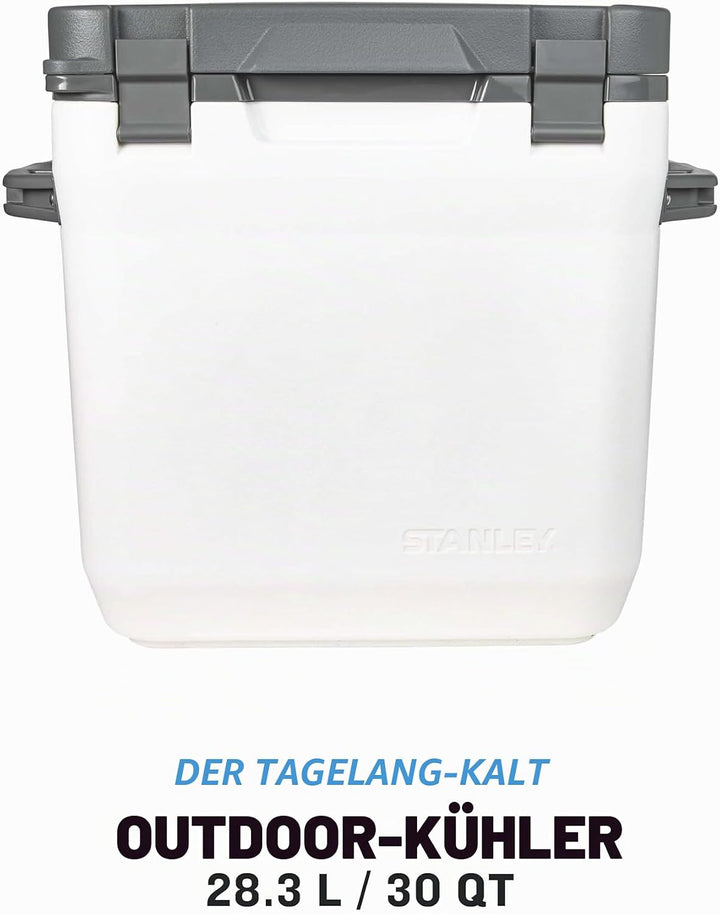 STANLEY Unisex – Erwachsene Adventure Kühlbox 28.3L Polar White, 28.3L Polar White