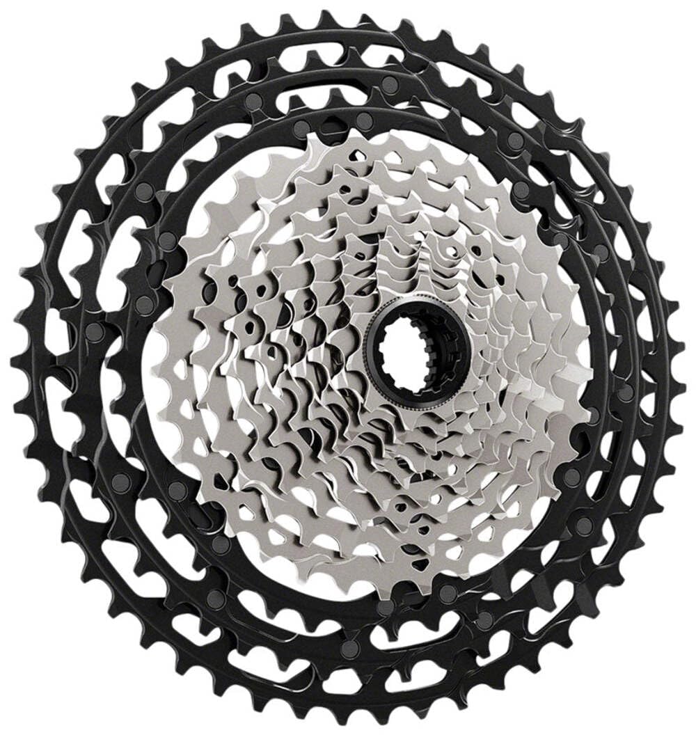 Shimano XTR Cs-M9101 12-Speed Cassette Schwarz/Silber 10-51T, Schwarz/Silber 10-51T