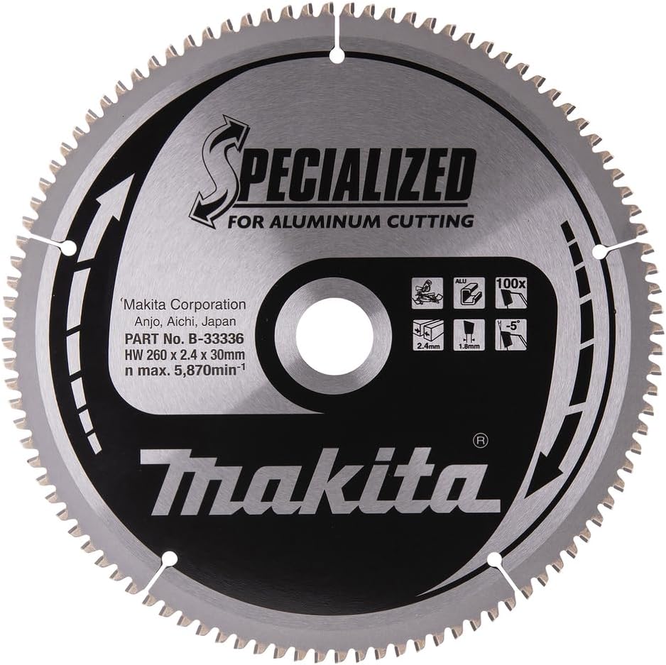 Makita Specialized Saegeblatt, 260 x 30 mm, 100Z, B-33336