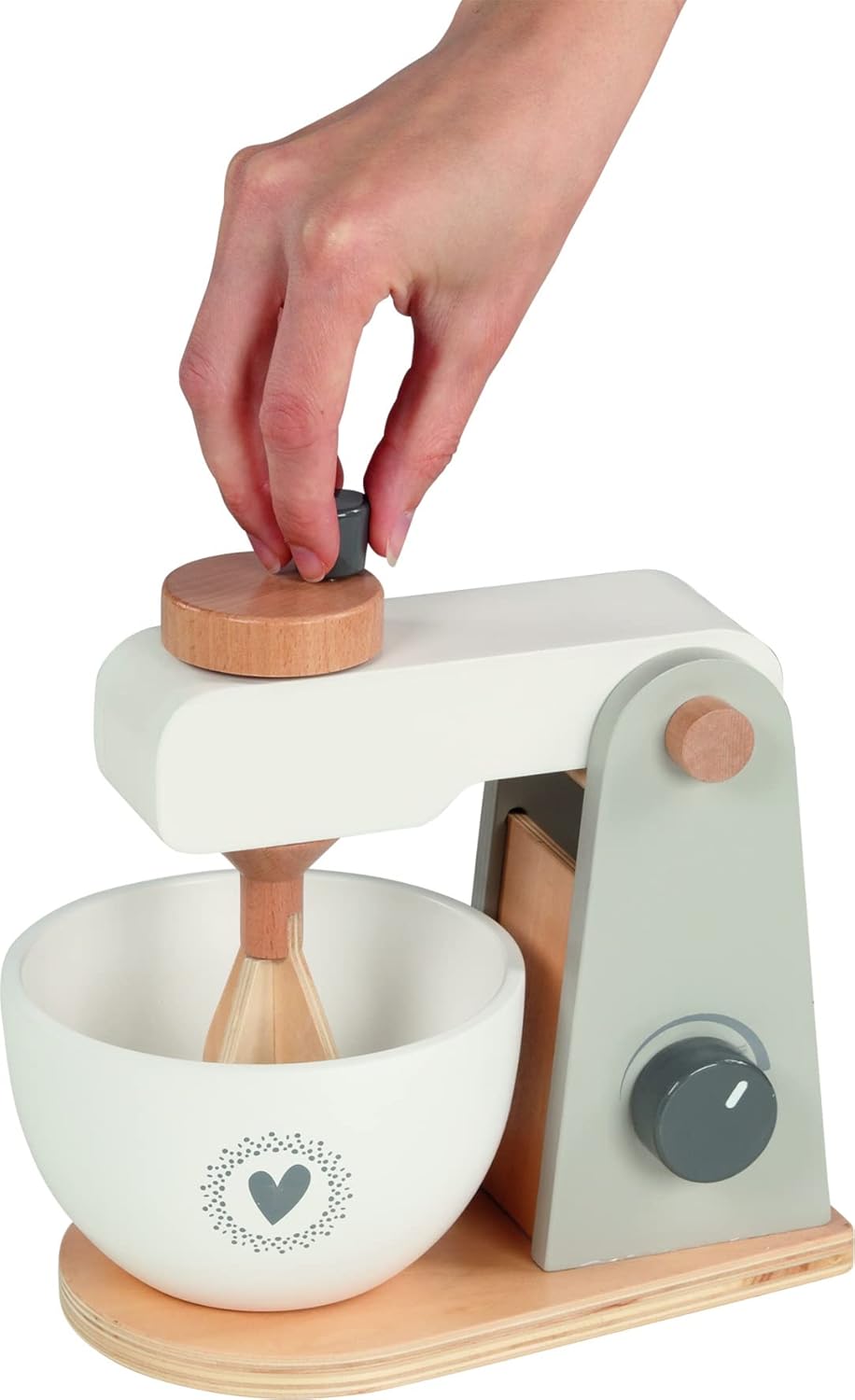 goki 51503 - Mixer - Zubehör für Kinderküche und Kaufladen, aus Holz