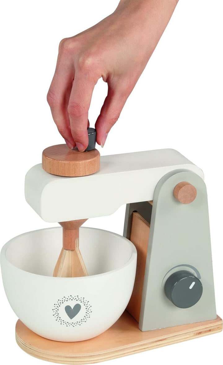 goki 51503 - Mixer - Zubehör für Kinderküche und Kaufladen, aus Holz