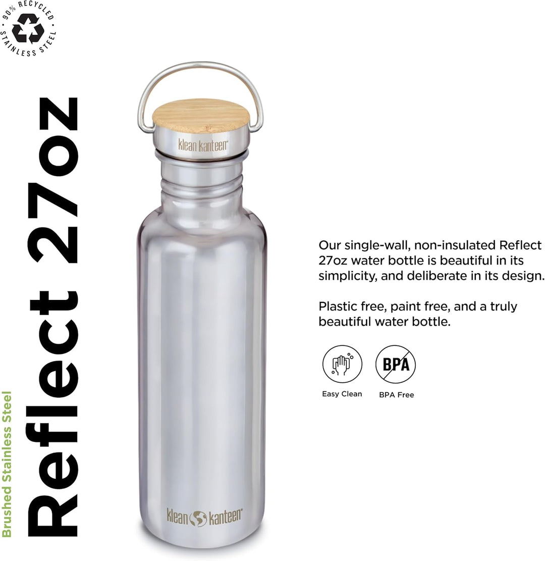 KleanKanteen ®Reflect Trinkflasche Brushed Stainless One Size, Brushed Stainless One Size