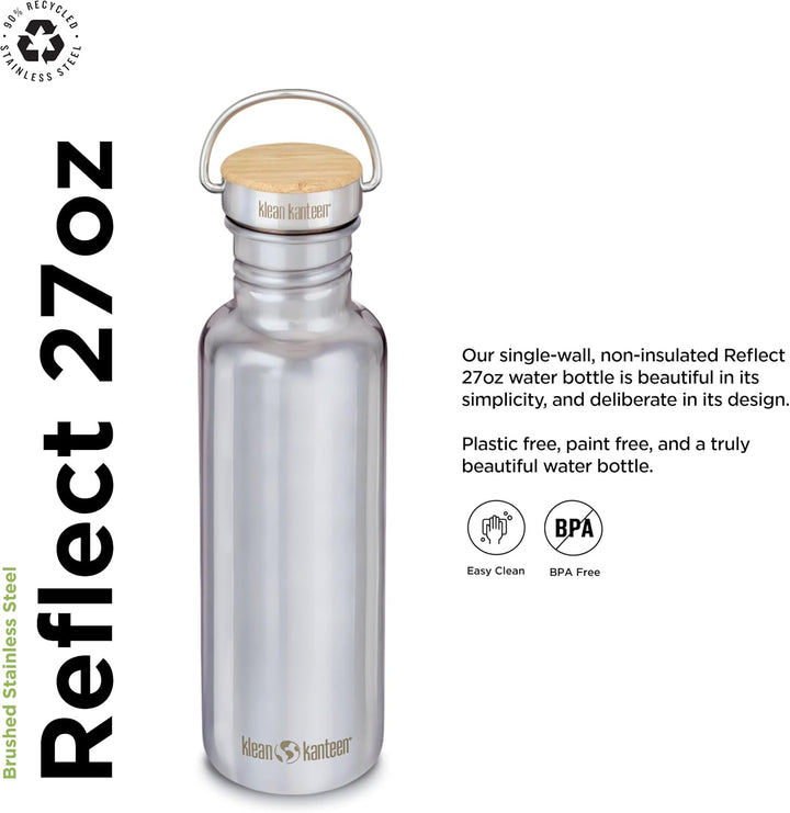 KleanKanteen ®Reflect Trinkflasche Brushed Stainless One Size, Brushed Stainless One Size