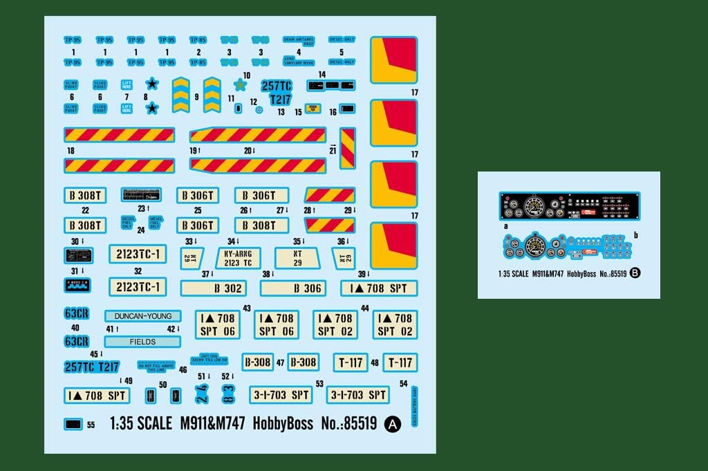 Hobby Boss 085519 1/35 M911 C-Het mit Anhänger Army Modellbausatz, Modellbauzubehör, Mehrfarbig
