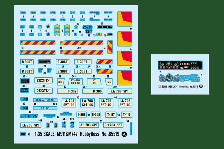 Hobby Boss 085519 1/35 M911 C-Het mit Anhänger Army Modellbausatz, Modellbauzubehör, Mehrfarbig