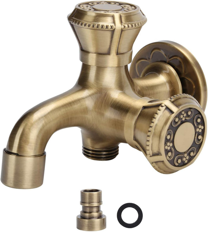 Vintage Wasserhahn Einzelner Kalter Wasserhahn Antik Drache Legierung Wasserhahn 1/2 Waschtischarmat