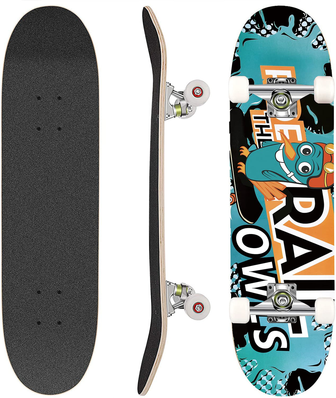Hikole 3108-1 Skateboard L Grün, L Grün