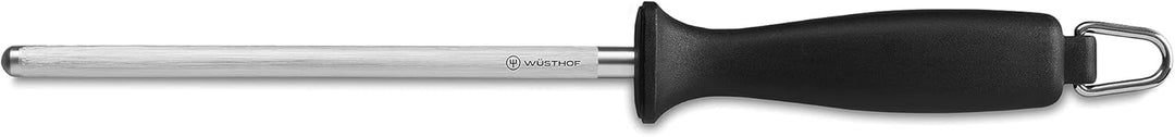 WÜSTHOF Wetzstahl 18 cm, Schwarz / Silber 18 cm rund, 18 cm rund