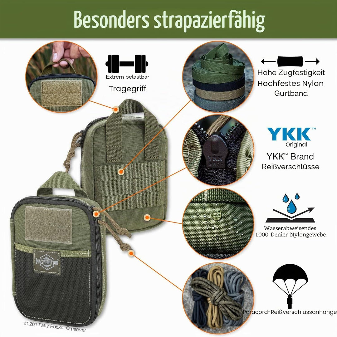 Maxpedition, praktische Tasche Fatty, Od Green (grün) - MAXP-261-G, Grün
