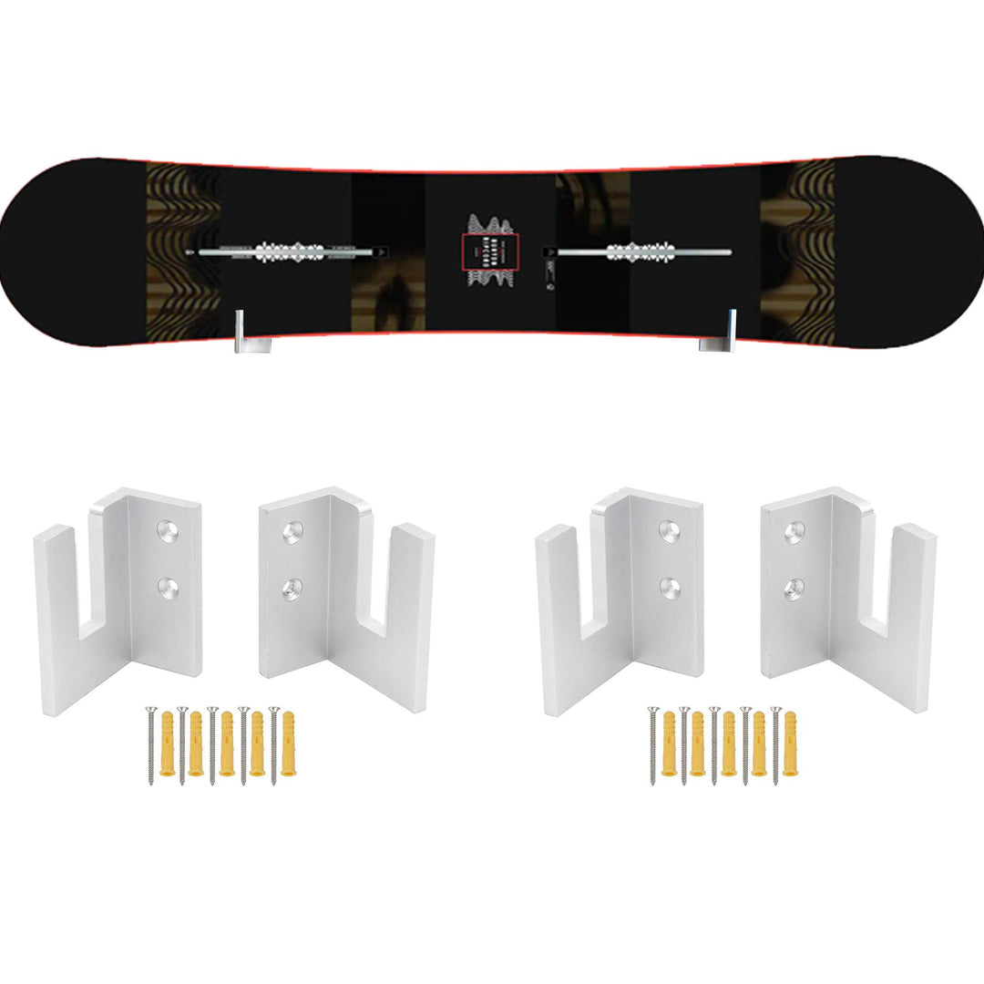 YYST Snowboard Wandhalterung Snowboard Wandregal Aufhänger - Kein Board - Fit Snowboard, Longboard 2