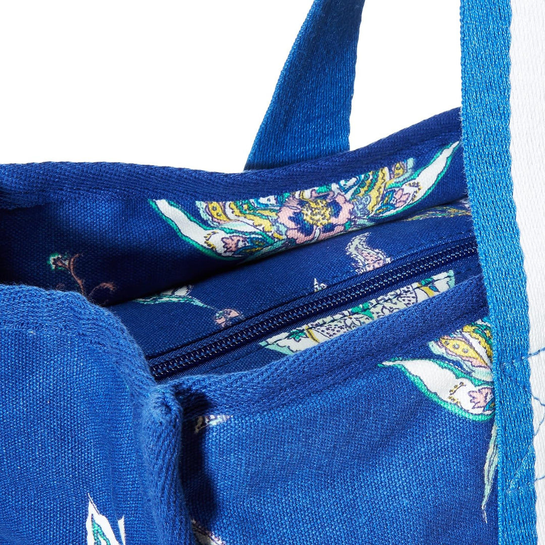 Desigual Womens Fabric Shopping Bag, Blue, U