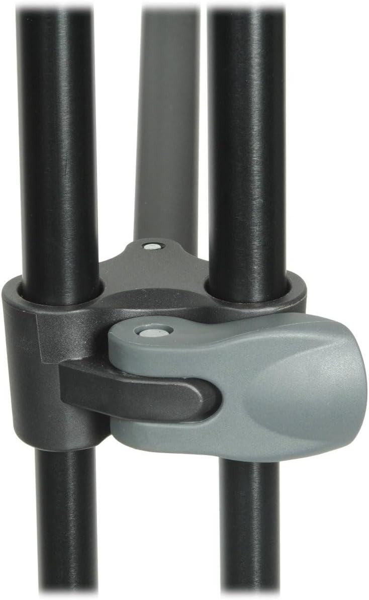 Manfrotto MVK502AM-1, Professional Fluid Video System Aluminium Tripod with Telescope Twin Leg, 75mm