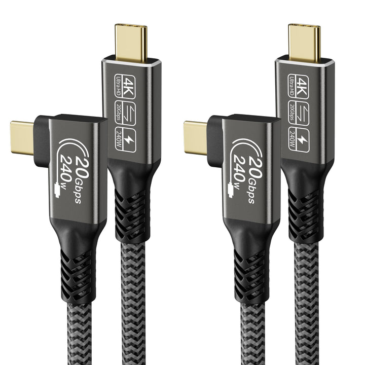 CAKOBLE usb c auf usb c kabel 0 5m,usb 3.2 kabel,20 Gbps usbc datenkabel,PD 3.1 240W Schnellladekabe