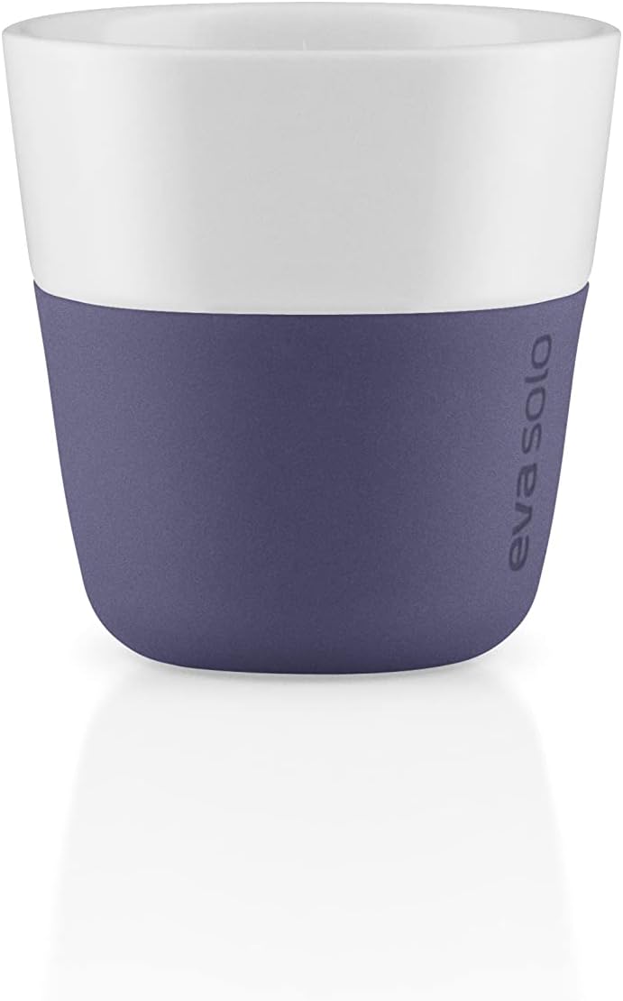 EVA SOLO | Espresso Becher | 80 ml | Gut zu halten durch Silikonbeschichtung | Spülmaschinenfest | V