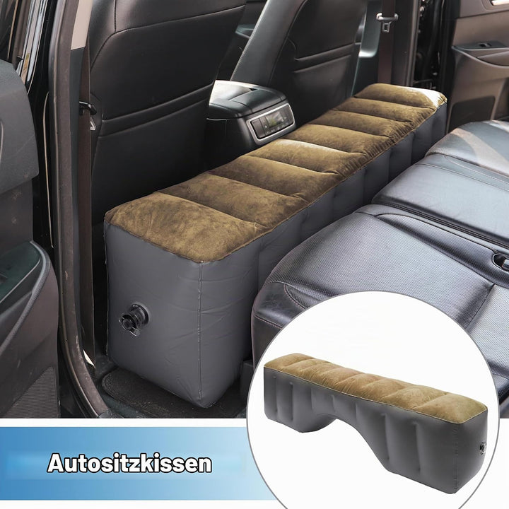 Auto-Matratze Schlafmatte Luftbett zum Nickerchen Reisen Braun Grau