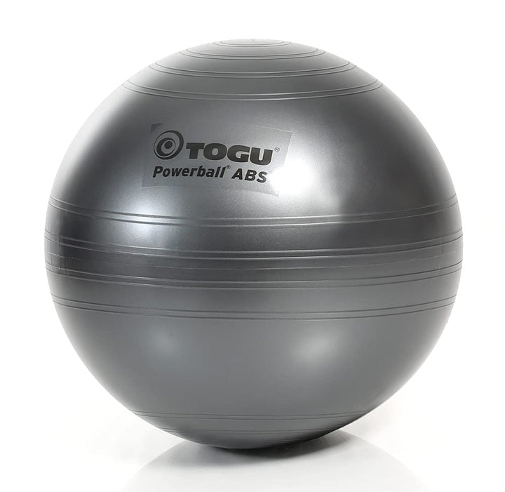 TOGU Gymnastikball Powerball ABS (Berstsicher) 55 cm anthrazit, 55 cm anthrazit