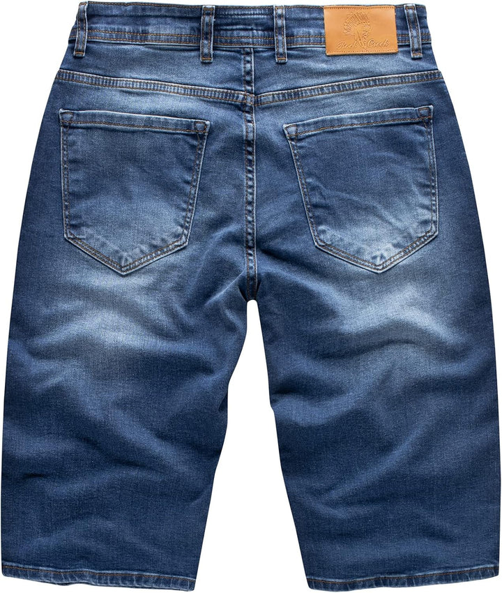 Rock Creek Herren Shorts Jeansshorts RC-2359 29W Dunkelblau, 29W Dunkelblau