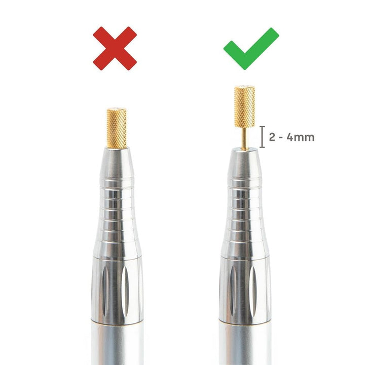 Emmi Nail Fräser Quick 3 Plus I Elektrischer Fräser für Gelnägel mit 25.000 U/Min I Elektrische Nage