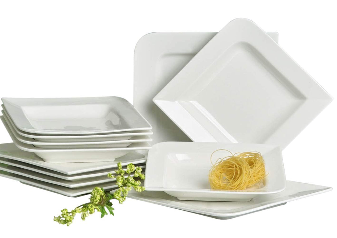 Retsch Arzberg Fantastic edles Tafelservice 12teilig für 6 Personen/Porzellan/cremeweiss