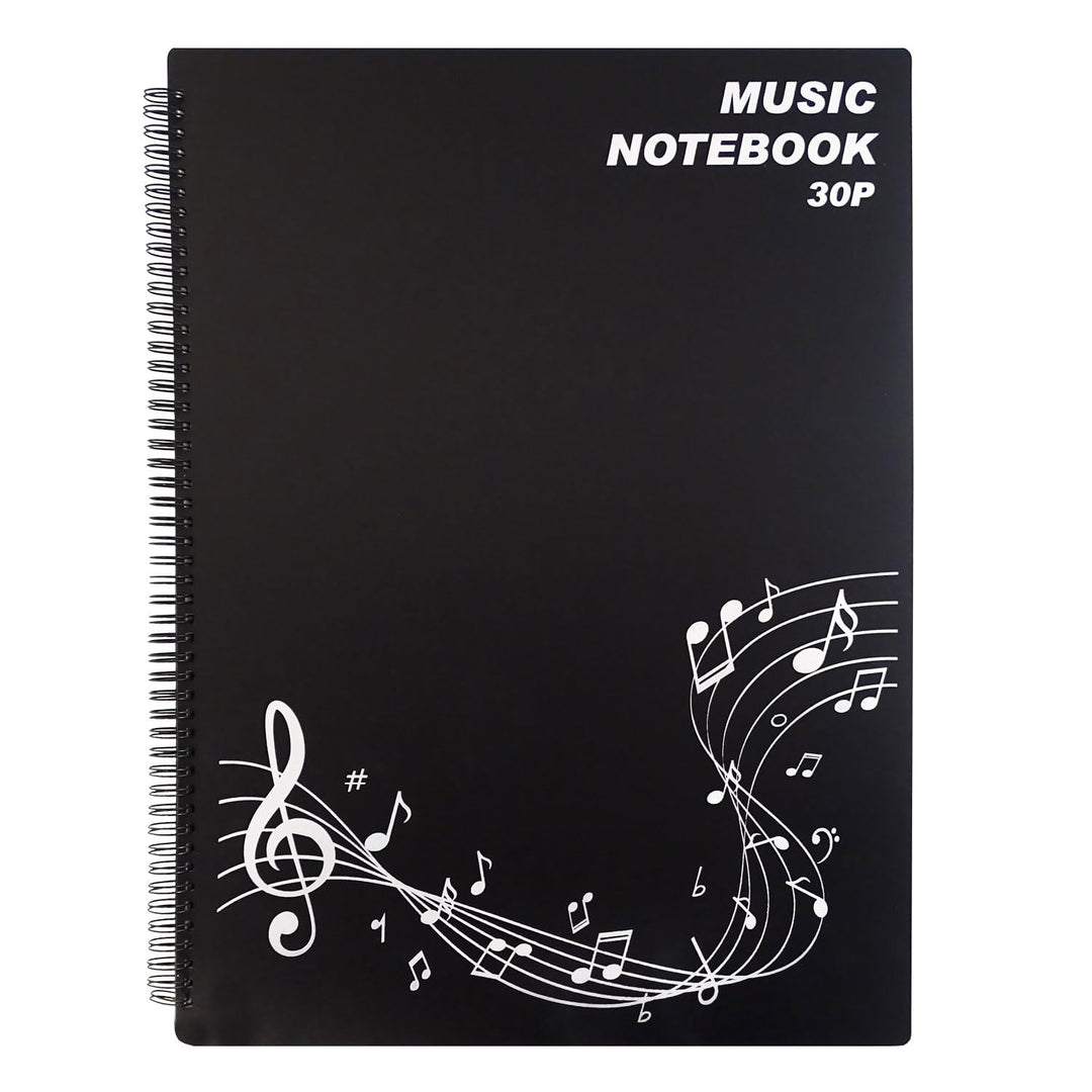 keepdrum MA30 Notenmappe Orchester Ordner Zeichenmappe mit 30 Seiten DIN A3 Mappe DIN A3, Mappe DIN