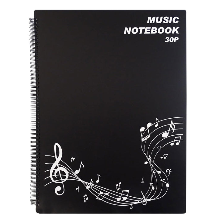 keepdrum MA30 Notenmappe für Orchester-Pult Ordner Zeichenmappe mit 30 Seiten DIN A3 Notenmappe DIN