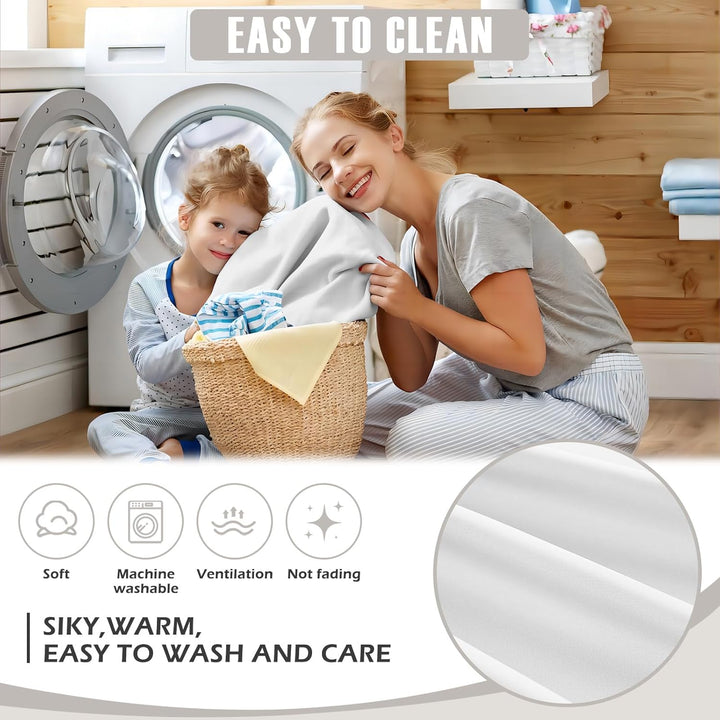 Hausbett Himmel, 2PCS Betthimmel Hausbett, Musselin himmelbett vorhänge, Hausbett Vorhang für Hausbe