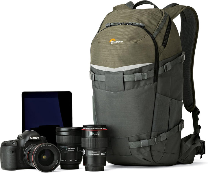 Lowepro Flipside Trek 350 AW Rucksack, Fotografie-Kamerarucksack für DSLR-Kamera und mehrere Objekti