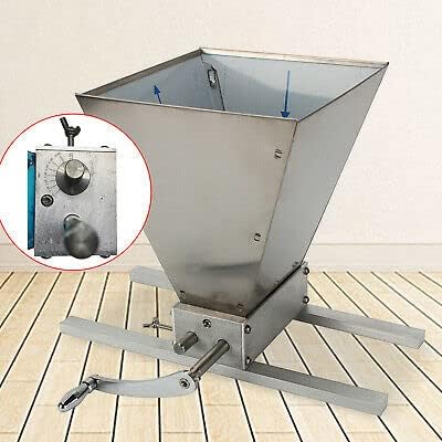 Verstellbare MalzmüHle Heimbrauer GetreidemüHle SchrotmüHle Crusher Brewers 30Kg Mahlansatz HandmüHl
