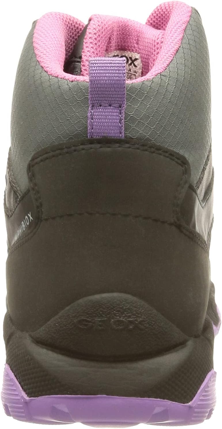 Geox Mädchen J Magnetar Girl B Ab Sneakers 24 EU Black Purple, 24 EU Black Purple