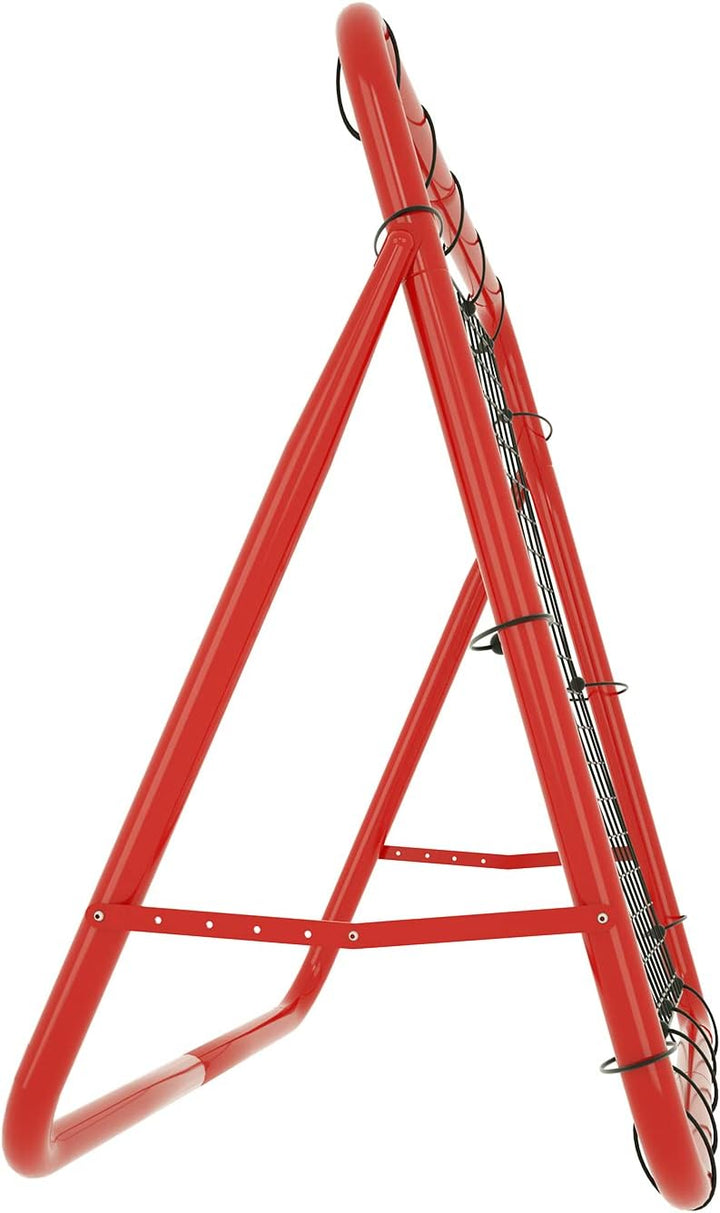 Prellwand Kicker Fussball Rebound Netz 100cm Rot Standard Verschiedene Ballsportarten Sports beidsei