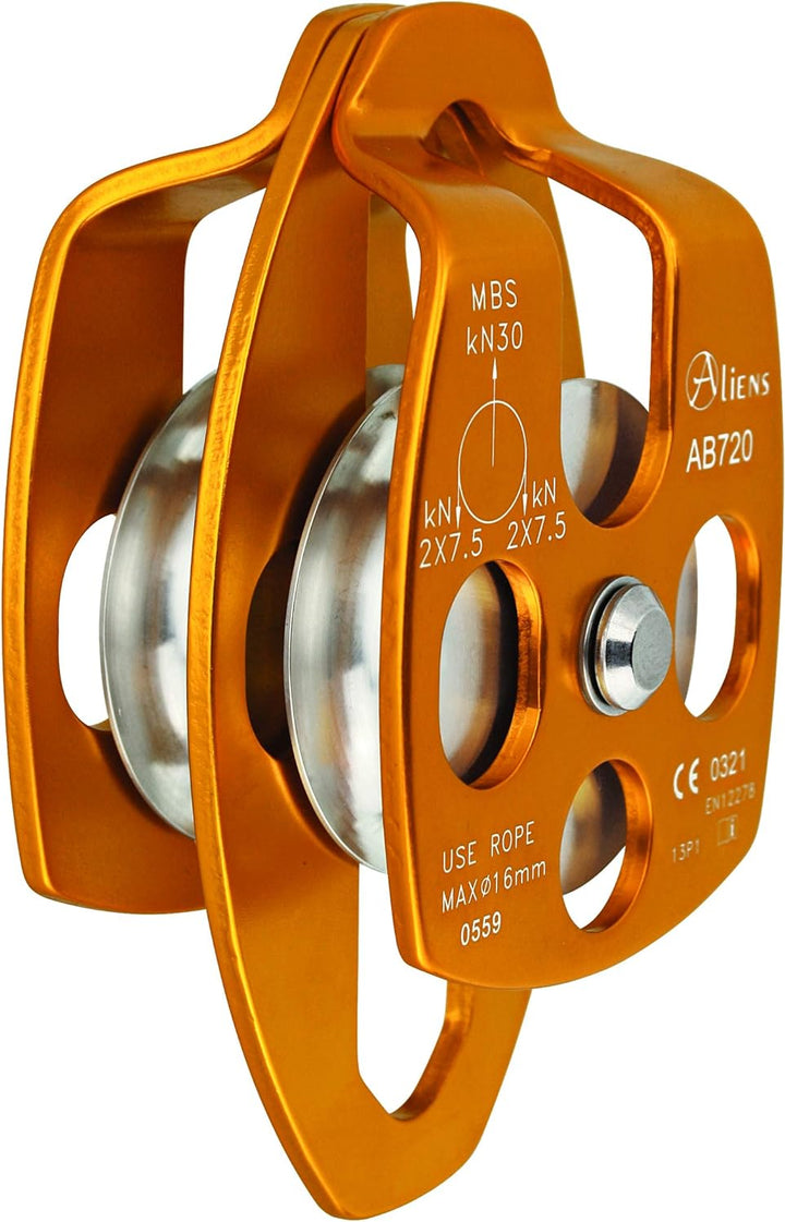 ALIENS - Big Double Pulley Open (Umlenkrolle) grün, grün
