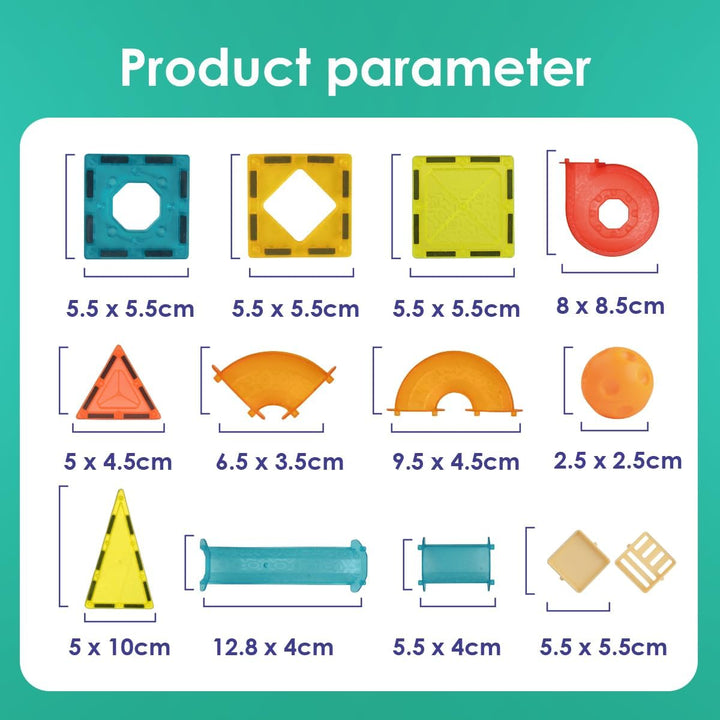 Magnetische Bausteine Magnete Kinderspielzeug Magnetische Fliesen Bausteine STEM Montessori Magnet S