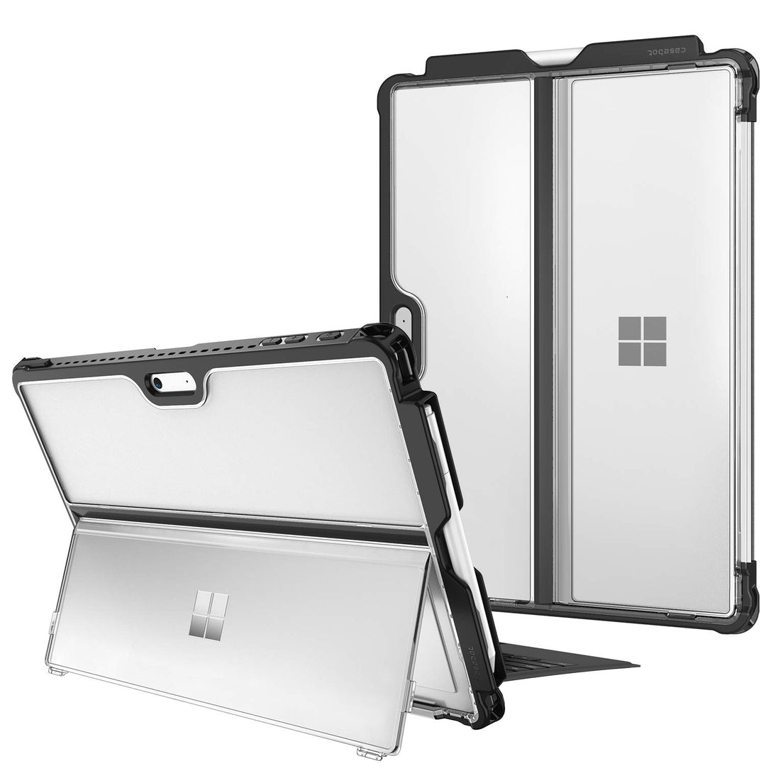 Fintie Hülle für Microsoft Surface Pro 7+ / 7/6 / 5 /Pro LTE, Stossfeste Robuste Hartschalen Schutzh