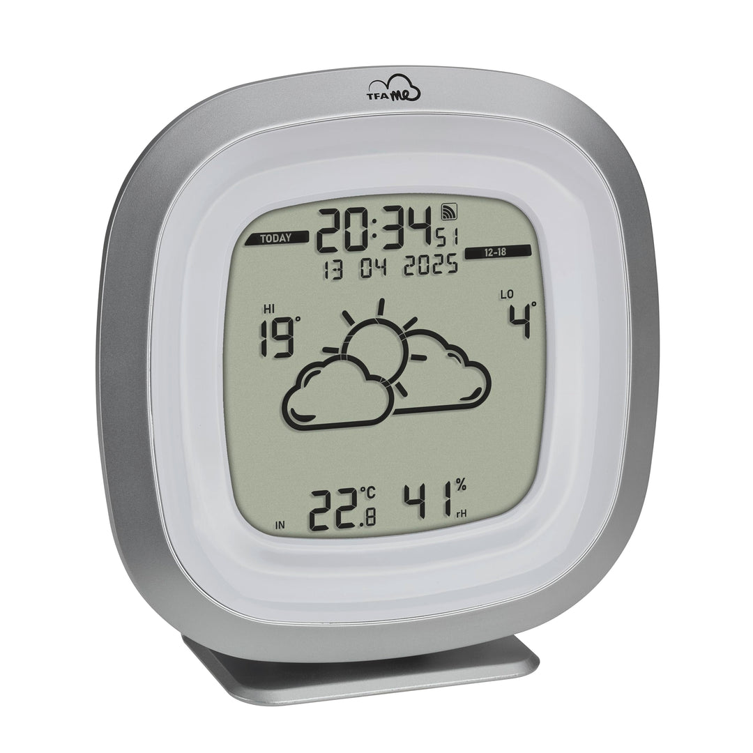 TFA Dostmann WLAN Wetterstation TFA.me ID-03, 35.8101, lokale Profi-Wettervorhersage durch wetter.co