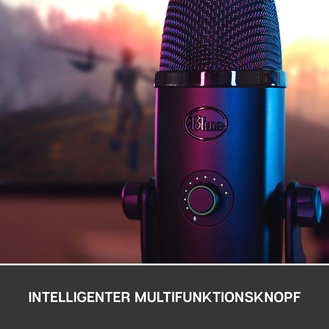 Logitech for Creators Blue Yeti X USB-Mikrofon für PC, Podcast, Gaming, Streaming, Studio, Computerm