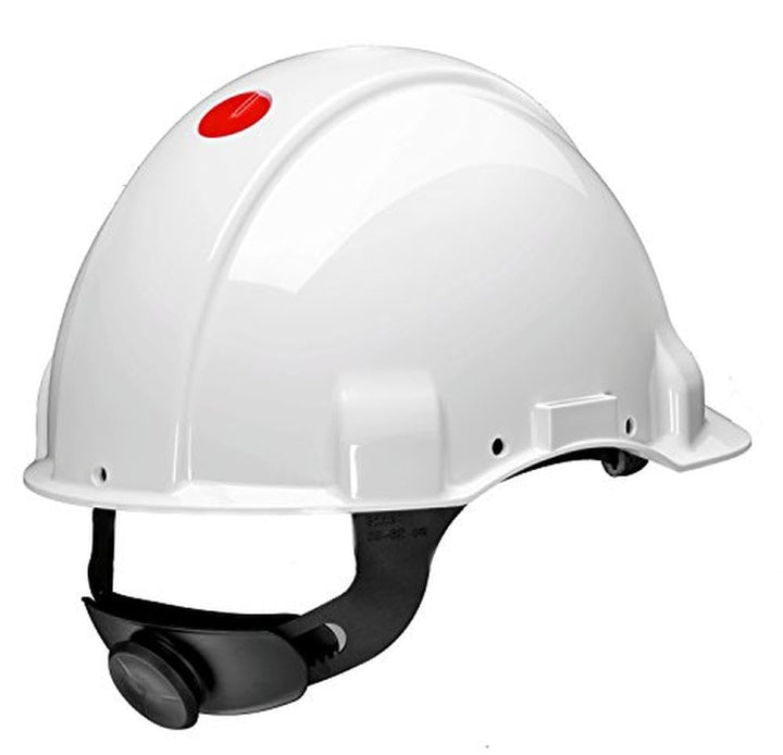 3 M g3001muv1000 V-vi Helm G3001, ohne Belüftung, Dielektrikum 1000 V, weiss, mit Lifebelt Roulette