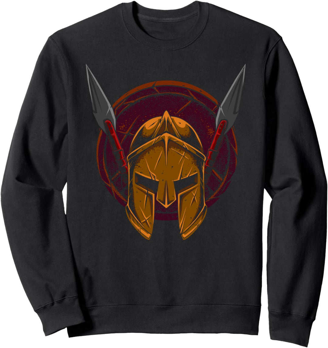 Spartaner Helm - Spartan Emblem für Krieger Sweatshirt
