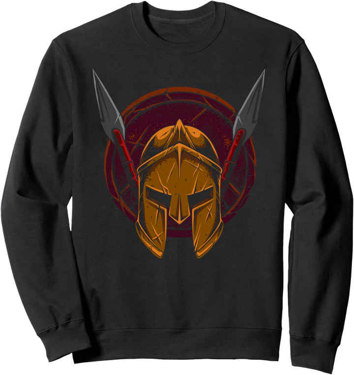 Spartaner Helm - Spartan Emblem für Krieger Sweatshirt