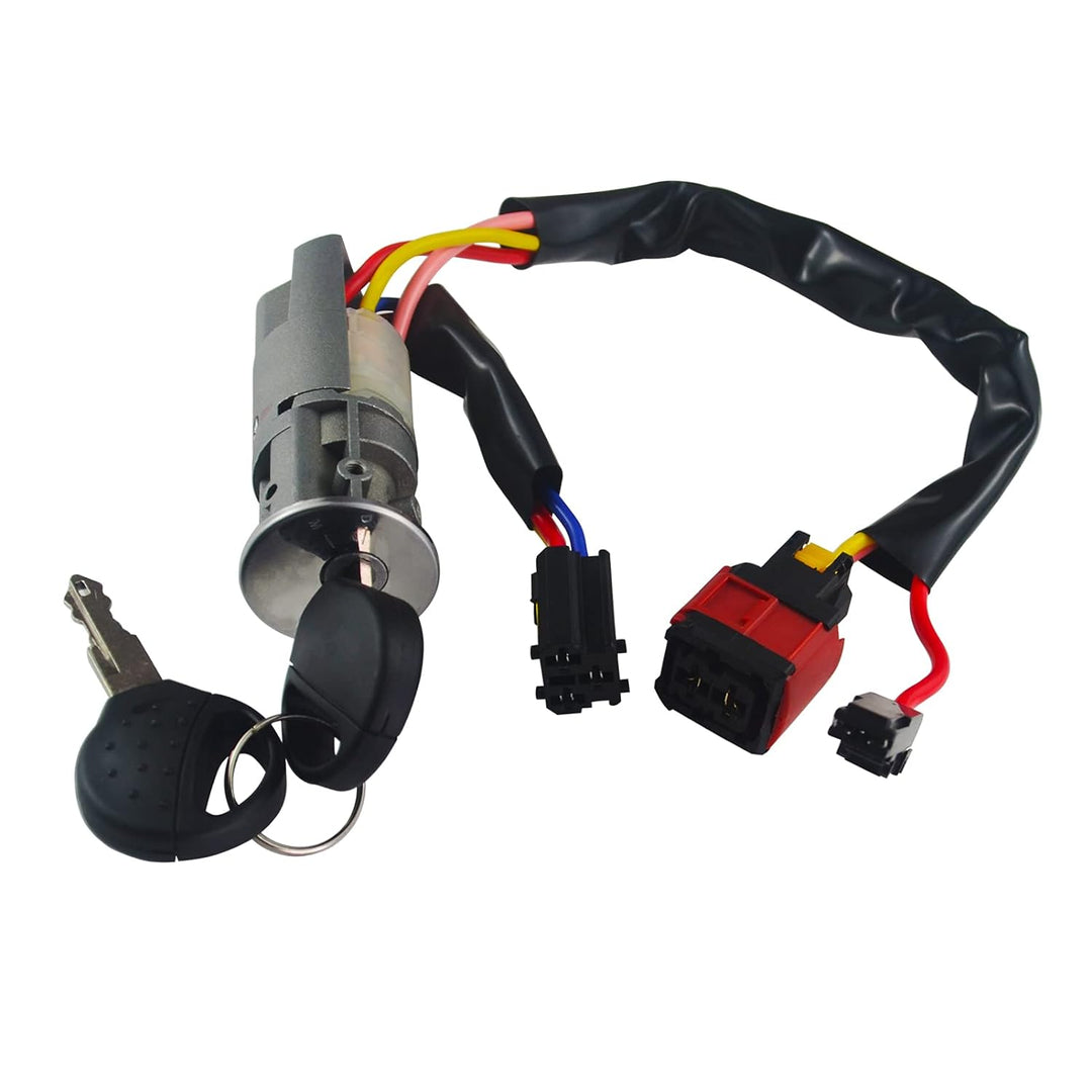 FanPaYY Lenkradschloss-Zündzylinder-Schalter 4162P0 mit 2 Schlüsseln Für Peu-geot 206 406 Ci-troen X