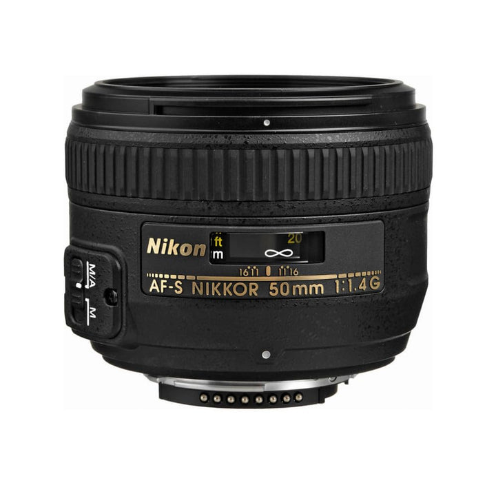 Nikon 2180 AF-S Nikkor 50mm 1:1,4G Objektiv (58mm Filtergewinde) schwarz Single, Single