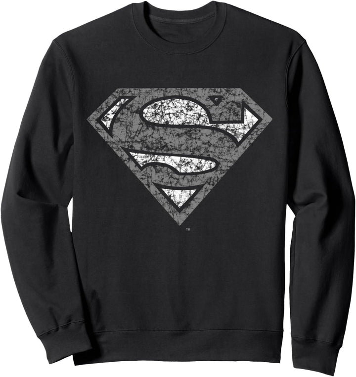 DC Superman-Logo im Used-Look Sweatshirt